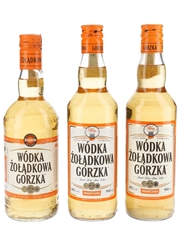 Polmos Wodka Zoladkowa Gorzka  3 x 50cl / 40%