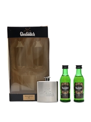 Glenfiddich Single Malt & Hip Flask Gift Pack 12 Year Old Special Reserve 2 x 5cl / 40%