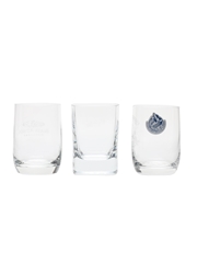Blair Athol, Dewar's, Old Pulteney Scotch Whisky Shot Glasses  6cm & 6.5cm