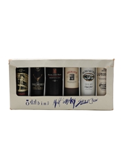 Oddbins Malt Whisky Selection Set Bottled 1990s - Aberlour, Bowmore, Bunnahabhain, Dalmore, Highland Park & Laphroaig 6 x 5cl
