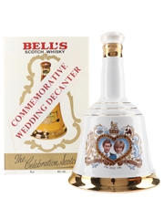 Bell's Ceramic Decanter Royal Wedding 1981 - Prince Charles & Lady Diana Spencer 75cl / 40%