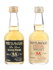 Whyte & Mackays De Luxe & Special Bottled 1970s 2 x 5cl / 40%