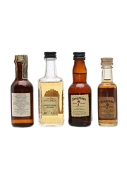 Assorted Canadian Whisky  4 x 5cl