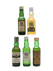 Assorted Blended Scotch Whisky  5 x 5cl