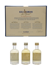 Kilchoman New Spirit - The Connoisseurs Pack One Month, One Year & Two Years 3 x 5cl