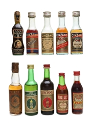 Assorted Vermouth Incl. Cinzano & Noilly 10 x 5cl & 10cl