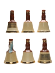 Bell's Ceramic Decanters  6 x 5cl