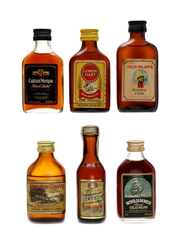 Assorted Jamaican Rum Inc. Captain Morgan Black Label 6 x 5cl