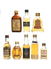 Assorted Blended Scotch Whisky Bottled 1970s - Incl. Haig's Dimple 8 x 5cl