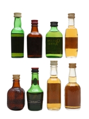 Assorted Blended Scotch Whisky Bottled 1970s 8 x 5cl