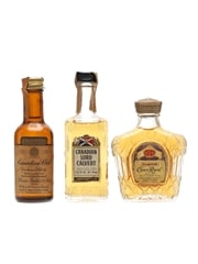 Assorted Canadian Whisky Incl. Canadian Club 1967 3 x 5cl