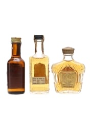 Assorted Canadian Whisky Incl. Canadian Club 1967 3 x 5cl