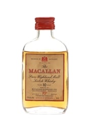 Macallan 10 Year Old 70 Proof Bottled 1980s 4cl