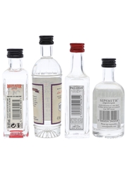 Assorted London Dry Gin Beefeater, Christopher Wren, Palladian & Sipsmith 4 x 5cl