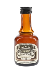 Bowmore 12 Year Old Bottled 1980s 5cl / 43%