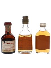 Drambuie & Glayva Bottled 1960s-1970s 3 x 5cl / 40%
