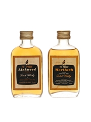 Linkwood and Mortlach 70 Proof Gordon & MacPhail - Bottled 1970s 2 x 5cl