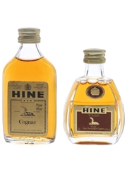Hine 3 Star & VSOP Bottled 1970s-1980s 3cl & 5cl / 40%