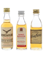 Beneagles, Hankey Bannister & John Barr Bottled 1970s 3 x 5cl