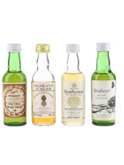 Assorted Blended Whisky Glengarret, Highland Fusilier, Strathayr & Strathconon 4 x 4.7cl-5cl