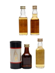 Assorted Blended Whisky Fisherman, Lang's, Morton's & Scotch 4 x 5cl / 40%