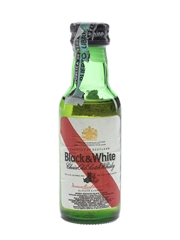 Buchanan's Black & White Bottled 1980s - Venezuela Market 5cl / 43%