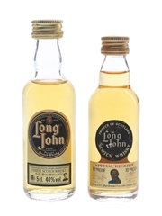 Long John Bottled 1970s & 1980s 2 x 5cl / 40%