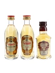 Grant's Family Reserve, Grant's Standfast & Robbie Dhu William Grant 3 x 4.68cl-5cl
