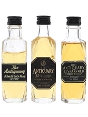 Antiquary 12 Year Old & De Luxe Bottled 1970s-1990s 3 x 5cl / 40%