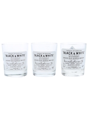 Buchanan's Black & White Whisky Glasses