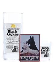 Buchanan's Black & White Fridge Magnet, Hi Ball & hot Glass 