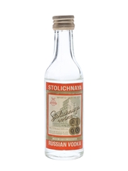 Stolichnaya Russian Vodka Bottled 1970s 5cl / 40%