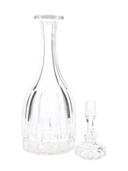 Crystal Decanter With Stopper  33cm x 10.5cm