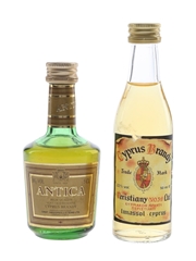 Antica & Cyprus Brandy  2 x 5cl