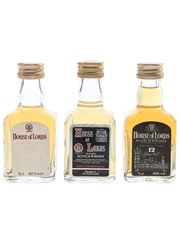 House Of Lords De Luxe, 8 Year Old & 12 Year Old William Whiteley & Company 3 x 5cl / 40%