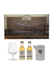 Bowmore 12 & 17 Year Old Ceramic Water Jug & Whisky Nosing Glass Gift Set 2 x 5cl / 43%