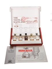 The Taste Of Scotland Classic Malts Whiskies Bottled 1980s-1990s - Cragganmore, Dalwhinnie, Blair Athol, Glenkinchie, Oban 5 x 5cl