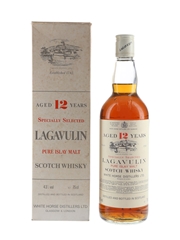 Lagavulin 12 Year Old Bottled 1980s - White Horse Distillers 75cl / 43%