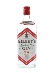 Gilbey's London Dry Gin 25 Years At Harlow Bottled 1980s 75cl / 40%
