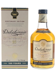 Dalwhinnie 15 Year Old Bottled 1998 - Centenary Edition 70cl / 43%