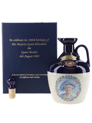 Rutherford's 100 Single Malts Ceramic Decanter 100th Birthday Of The Queen Elizabeth The Queen Mother 70cl / 40%