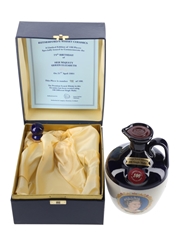 Rutherford's 100 Single Malts Ceramic Decanter 75th Birthday Of Her Majesty Queen Elizabeth 70cl / 40%