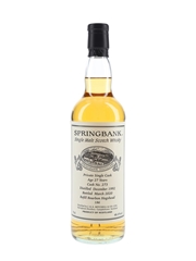 Springbank 1992 27 Year Old Private Single Cask 273