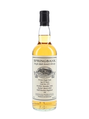 Springbank 1992 27 Year Old Private Single Cask 273 Bottled 2020 70cl / 48.4%