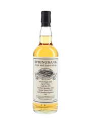 Springbank 1992 27 Year Old Private Single Cask 273