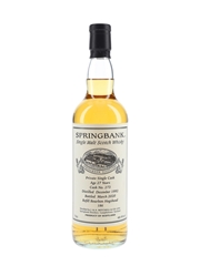 Springbank 1992 27 Year Old Private Single Cask 273