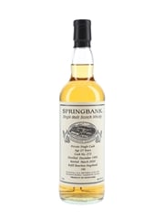 Springbank 1992 27 Year Old Private Single Cask 273