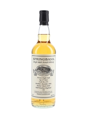Springbank 1992 27 Year Old Private Single Cask 273
