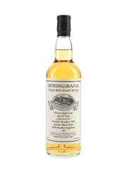 Springbank 1992 27 Year Old Private Single Cask 273