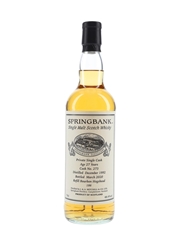 Springbank 1992 27 Year Old Private Single Cask 273